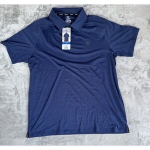 Hurley Men's Performance Stretch Moisture Wicking Shirt, Blue, Size L